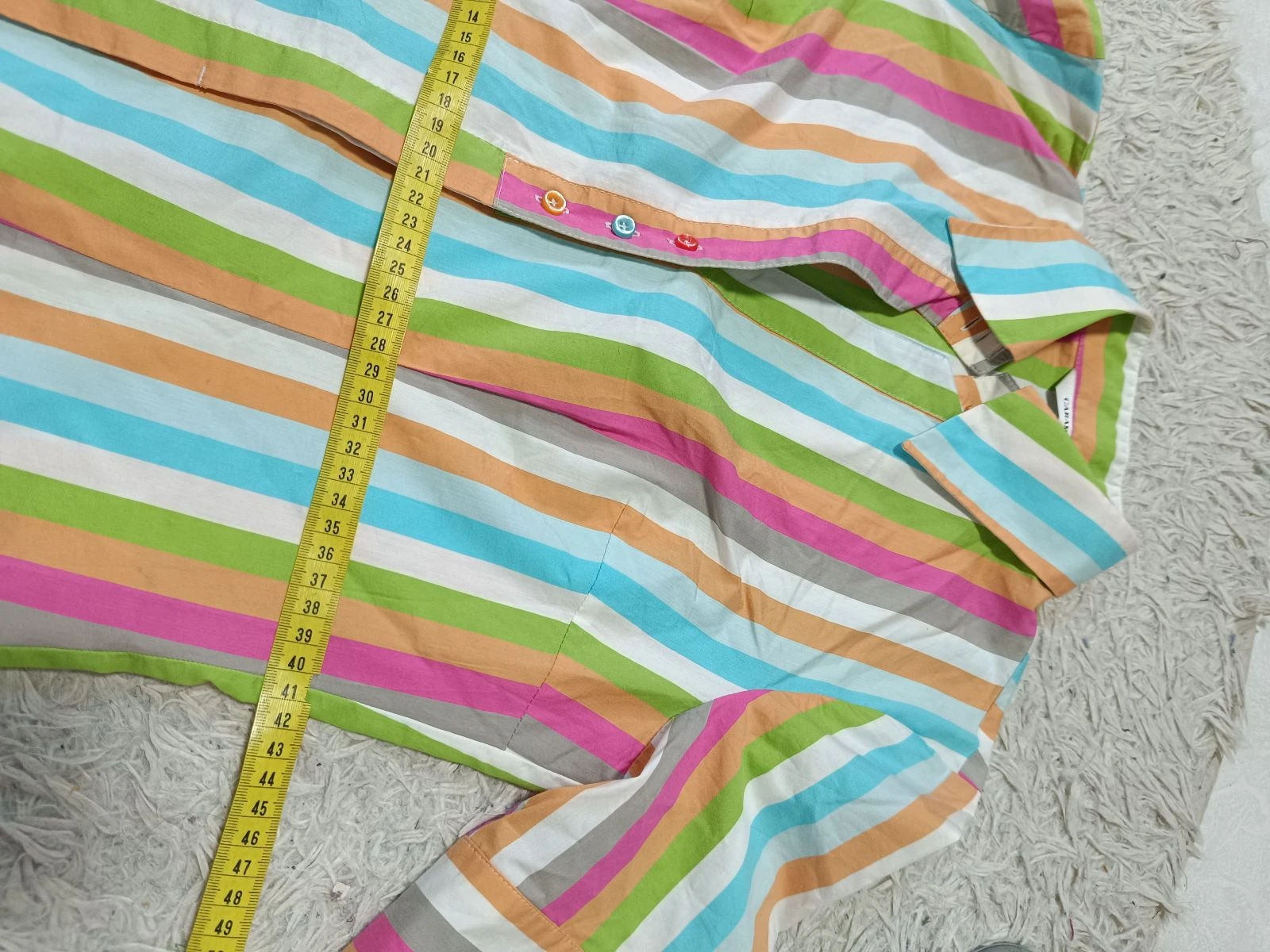 Carameldas hemd 🍭 gestreept 36 / gestreept dameshemd – photo 7